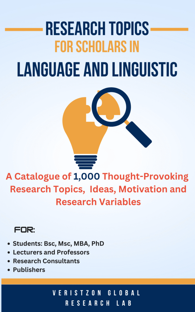Innovative Research Topics in Language and Linguistics